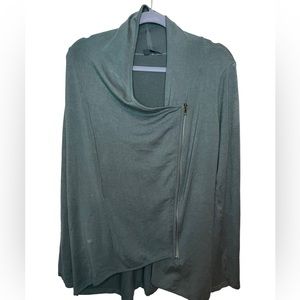 ModCloth Asymmetrical Zip-up Sweater XL